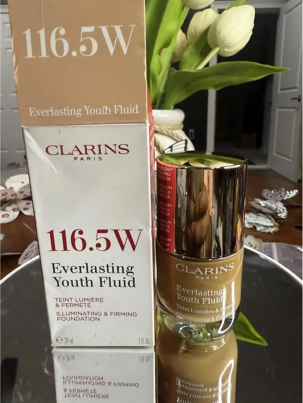 Clarins Paris 116.5W Everlasting Youth Fluid Illuminating & Firming Foundation